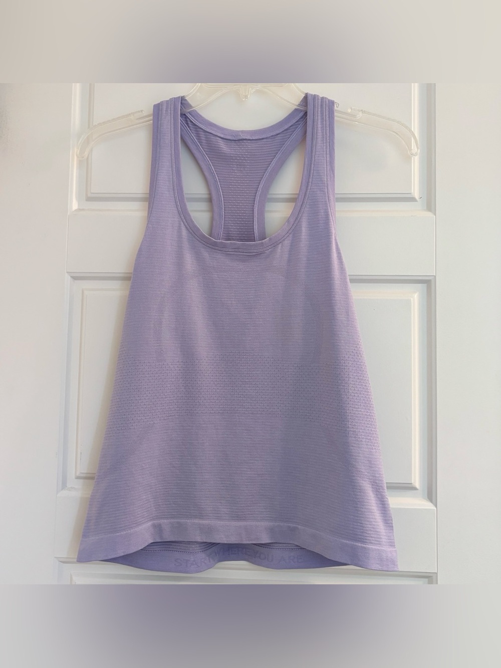 Lululemon Swiftly Tech Racerback Tank Top *Race In Light Purple Size 6